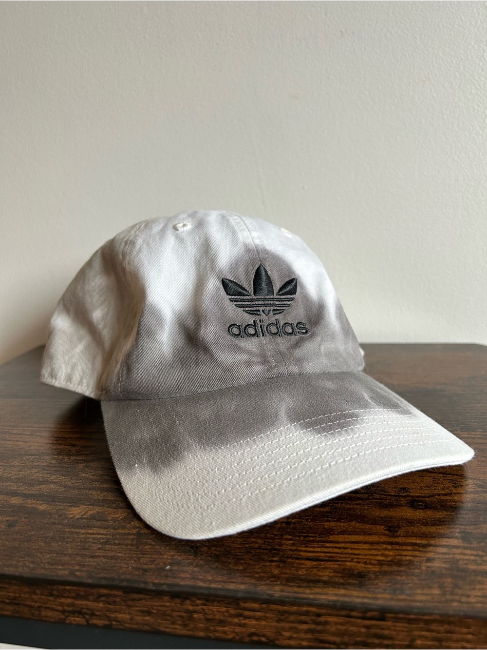 Women’s adidas White and Gray Tie-Dye Cap